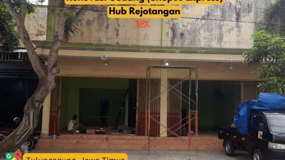 Renovasi Gudang (Shopee Express) Hub Rejotangan, Jawa Timur