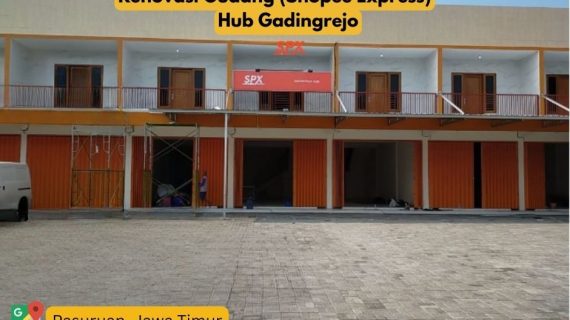 Renovasi Gudang (Shopee Express) Hub Gadingrejo, Jawa Timur