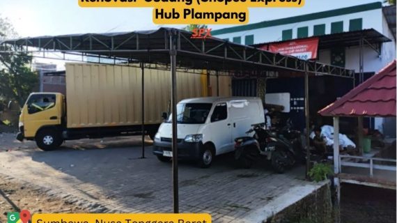 Renovasi Gudang (Shopee Express) Hub Plampang, Nusa Tenggara Barat