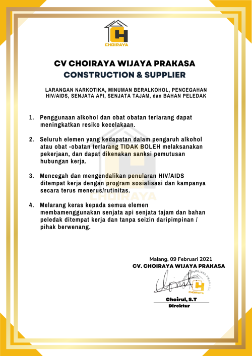 Larangan Narkoba.